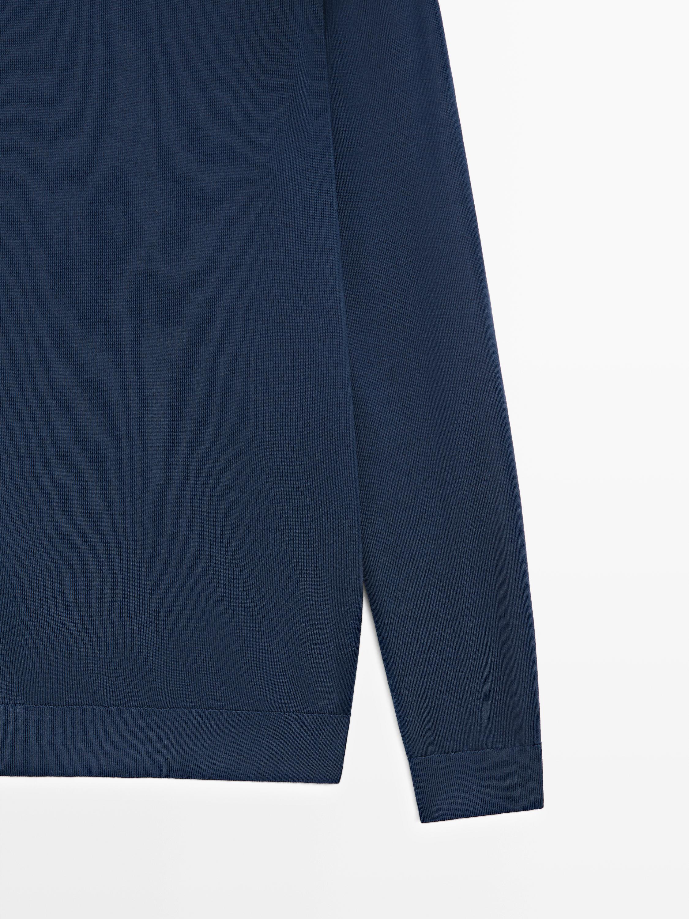 100% merino wool knit sweater